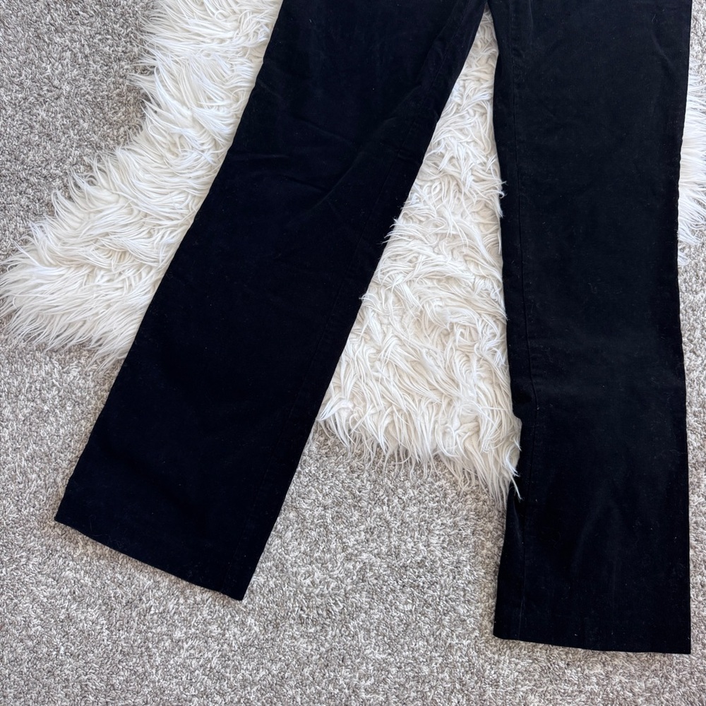 Ann Taylor Signature | Black Straight-Leg Corduroy Pants Size 2 - Picture 10 of 13